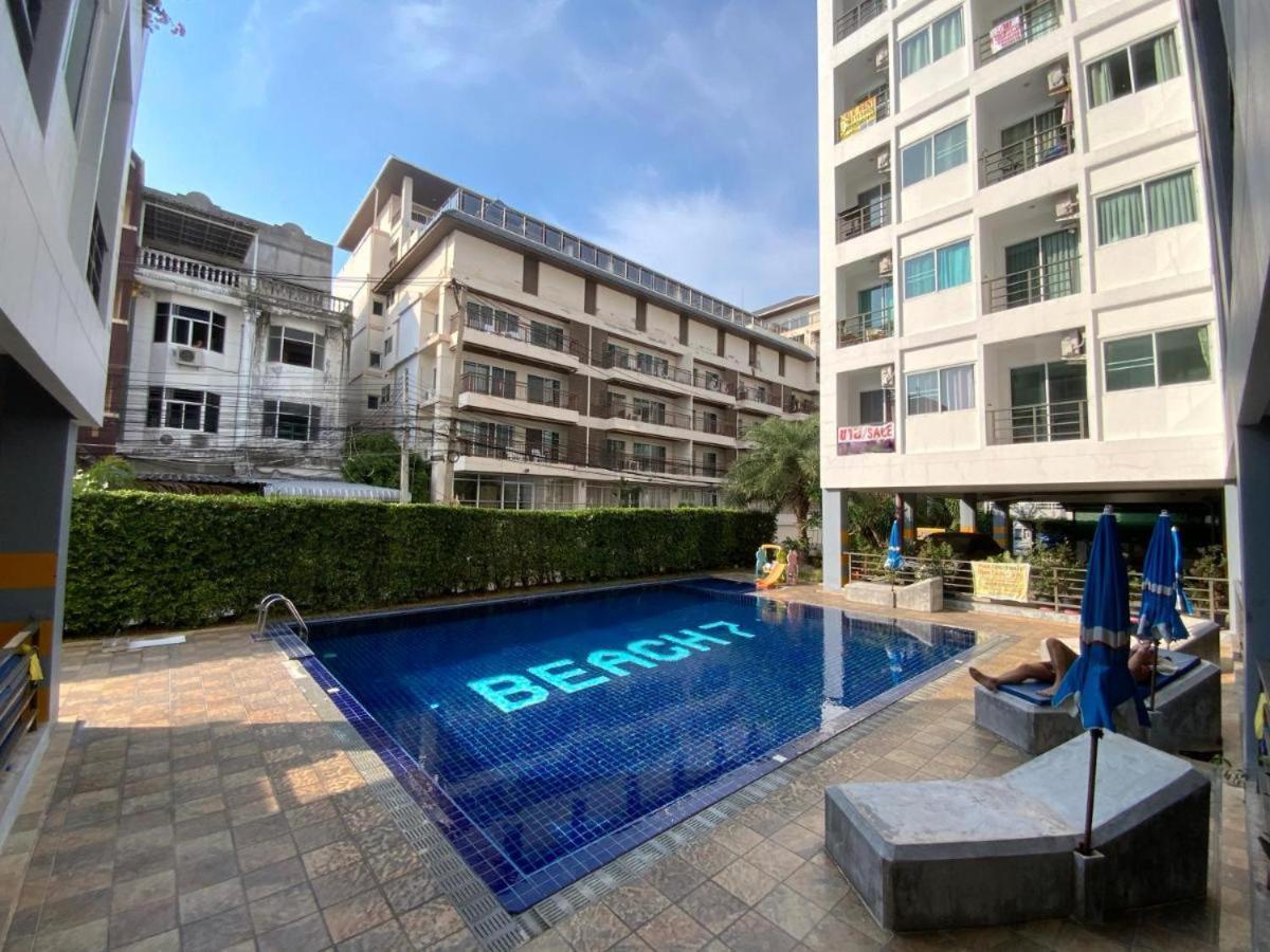 Beach 7 Condo Studio 012 Jomtien Beach Exteriör bild